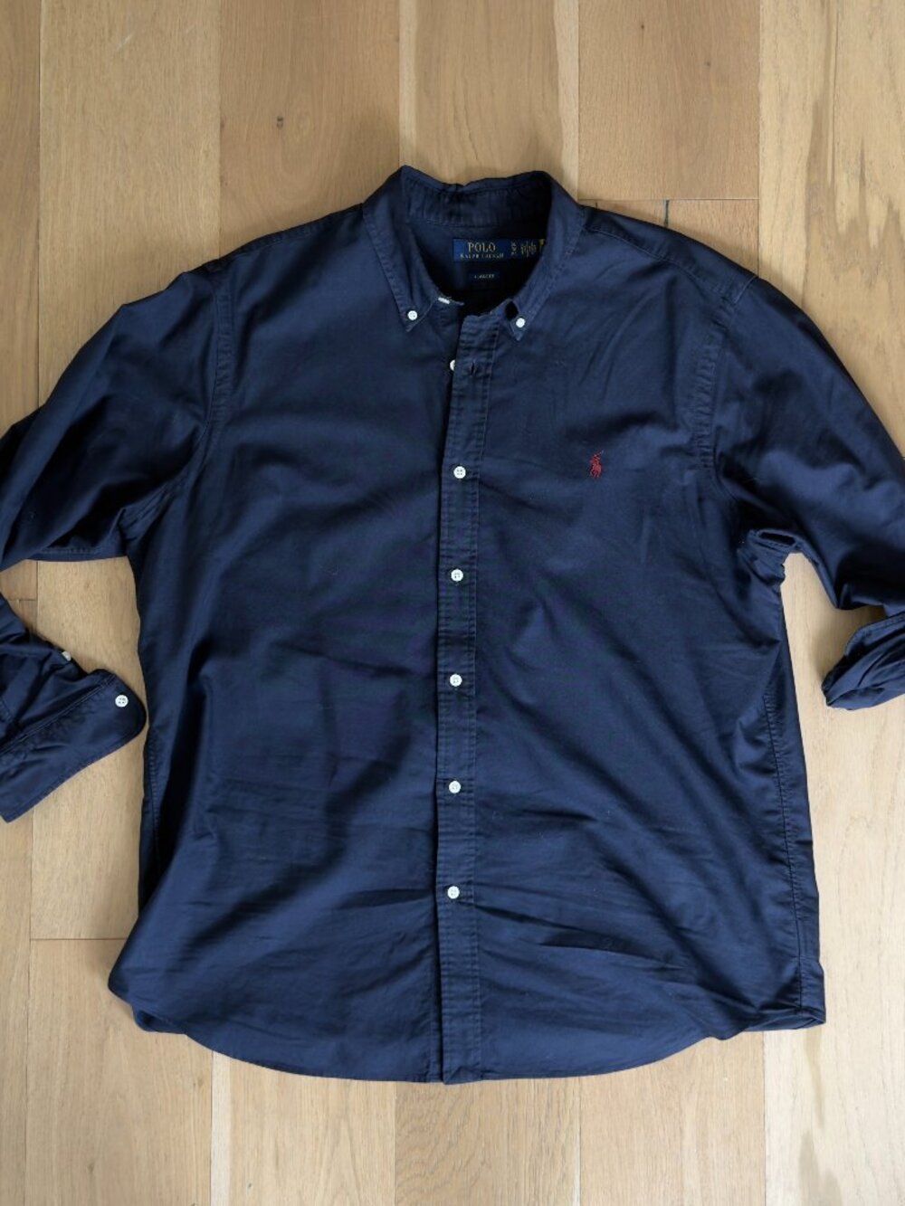 Polo Ralph Lauren Garment Dyed Oxford Navy Size XL